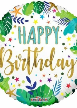 Funny Balloonsusa Green Jungle Birthday 16360 - 18