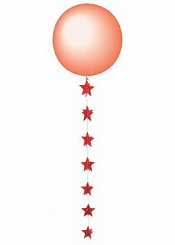 Funny Balloons Usa Accessories 3D Mini Banner Diamond Red Star 97040