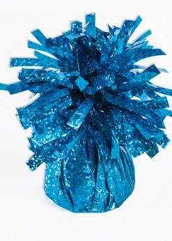 Funny Balloons Usa Holographic Peacock Blue Weight 99227PB Accessories