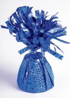 Funny Balloons Usa Holographic Small Royal Blue Weight 99992RB Accessories