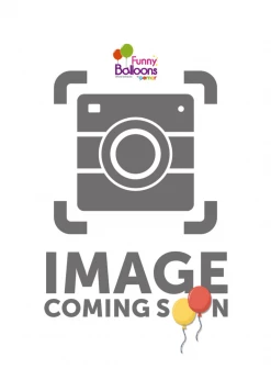 Funny Balloons Usa Happy B-Day Phrase White Gold 4467511