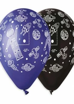 Funny Balloons Usa GS120: #836-842 Shuttle & Astronauts 929706 Latex Balloons
