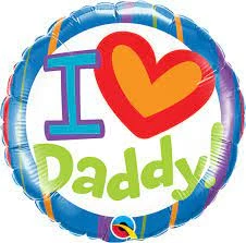 Funny Balloons Usa Foil Balloons I (Heart) Daddy! 202105