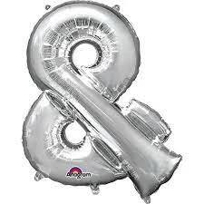 Funny Balloonsusa Foil Balloons & Symbol Silver 3306801 - 16 In