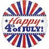 Funny Balloons Usa Happy 4Th Of July Stripes 32532 Foil Balloons