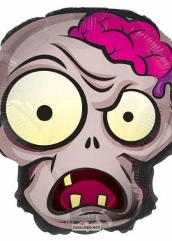 Funny Balloons Usa Zombie Head 88174 - 18 Foil Balloons
