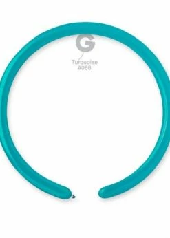 Funny Balloons Usa D2: #068 Turquoise 216806 Standard Color 1/60 In