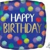 Funny Balloons Usa Brushed Happy Birthday 4174401