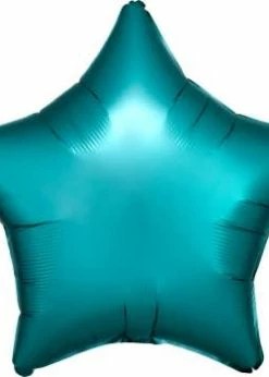 Funny Balloons Usa Satin Luxe Jade Star 36800 Foil Balloons