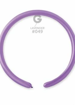 Funny Balloons Usa D2: #049 Lavender 214901 Standard Color 1/60 In
