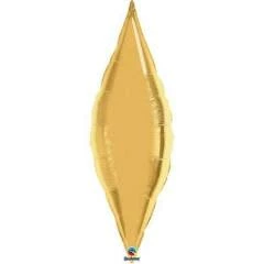 Funny Balloonsusa Gold Taper 171335 - 27 In 3 Funny Balloonsusa Gold Taper 171335 - 27 In