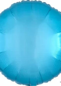 Funny Balloons Usa Caribbean Blue Decor Round 23009 Foil Balloons