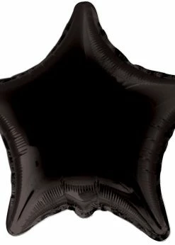 Funny Balloons Usa Foil Balloons Black Star 34025-04F