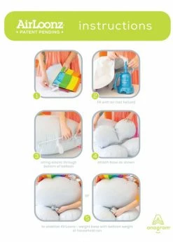 Funny Balloons Usa Foil Balloons Airloonz Phrase LOVE Kit 44489