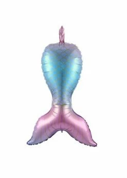 Funny Balloons Usa Pink And Blue Mermaid Tail 007001 Foil Balloons