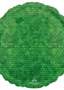 Funny Balloonsusa Forest Green Sequins 42196 - 18 In Foil Balloons