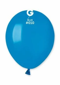 Funny Balloons Usa A50: #010 Blue 051018 Standard Color 5 In Latex Balloons