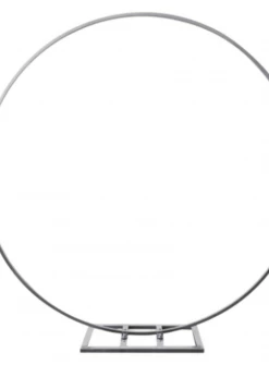 Funny Balloons Usa Circle Backdrop Stand (Silver) 621359