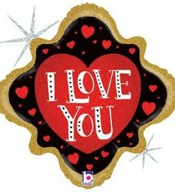 Funny Balloonsusa Vintage Love Gold 367493