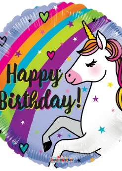 Funny Balloonsusa PR Bday Unicorn & Rainbow 16035-18