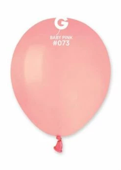 Funny Balloons Usa A50: #073 Baby Pink 057317 Standard Color 5 In Latex Balloons