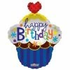 Funny Balloonsusa Happy Birhtday Cupcake 19470-22