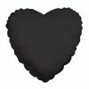Funny Balloons Usa Foil Balloons Mini Black Heart 34107 - 09