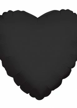 Funny Balloons Usa Foil Balloons Mini Black Heart 34107 - 09