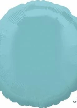 Funny Balloons Usa Iridescent Pearl Lite Blue Decorator Circle 22432