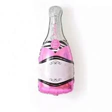 Funny Balloonsusa Foil Balloons Mini Pink Champagne Bottle 037065