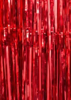 Funny Balloonsusa Accessories Foil Curtain Red