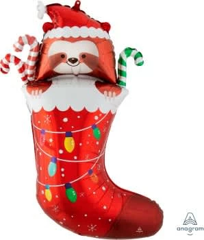 Funny Balloonsusa Sloth Stocking 4204401 Foil Balloons 3 Funny Balloonsusa Sloth Stocking 4204401 Foil Balloons