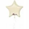 Funny Balloonsusa Iridiscent Pearl Ivory Star 22472 Foil Balloons