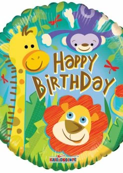 Funny Balloons Usa Happy Birthday Jungle 19454-18