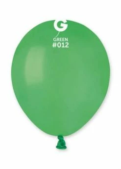 Funny Balloons Usa A50: #012 Green 051216 Standard Color 5 In