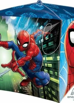Funny Balloonsusa Cubez Spider - Man 36778 Foil Balloons
