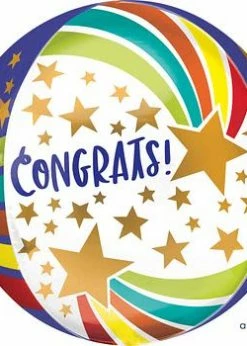 Funny Balloons Usa Foil Balloons Congrats Rainbow Stars Orbz 4114601