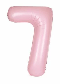 Funny Balloons Usa 7 Light Pink Number 13887 - 34 In Foil Balloons
