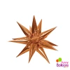 Funny Balloonsusa Exploding Star Balloon Rose Gold 012463 - 26 In Foil Balloons