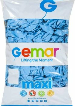 Funny Balloons Usa Latex Balloons G110 MAXI: #072 Baby Blue 117295