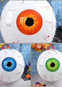 Funny Balloons Usa Halloween Green Eye 120114 Foil Balloons
