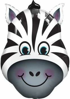 Funny Balloonsusa Mini Funny Zebra 14066 Foil Balloons