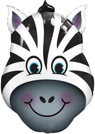 Funny Balloonsusa Mini Funny Zebra 14066 Foil Balloons 3 Funny Balloonsusa Mini Funny Zebra 14066 Foil Balloons