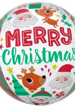 Funny Balloons Usa Adorable Christmas Buddies Orbz 4204001