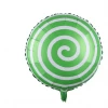 Funny Balloons Usa Candy Green And White 013007 Foil Balloons