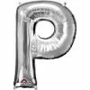 Funny Balloonsusa Silver P Giant Letter 3297701 - 34 In