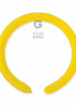 Funny Balloons Usa D2: #003 Yellow 210309 Standard Color 1/60 In