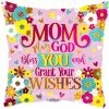 Funny Balloons Usa Foil Balloons Mom God Bless You 84347 - 18 In