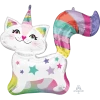Funny Balloonsusa Caticorn 4121601 Foil Balloons