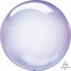 Funny Balloonsusa Clearz Crystal Petite Purple 8299211 - 10 In Foil Balloons
